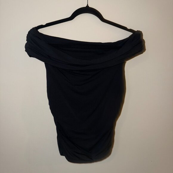 Abercrombie & Fitch Off the Shoulder Ruched Top - Picture 2 of 3